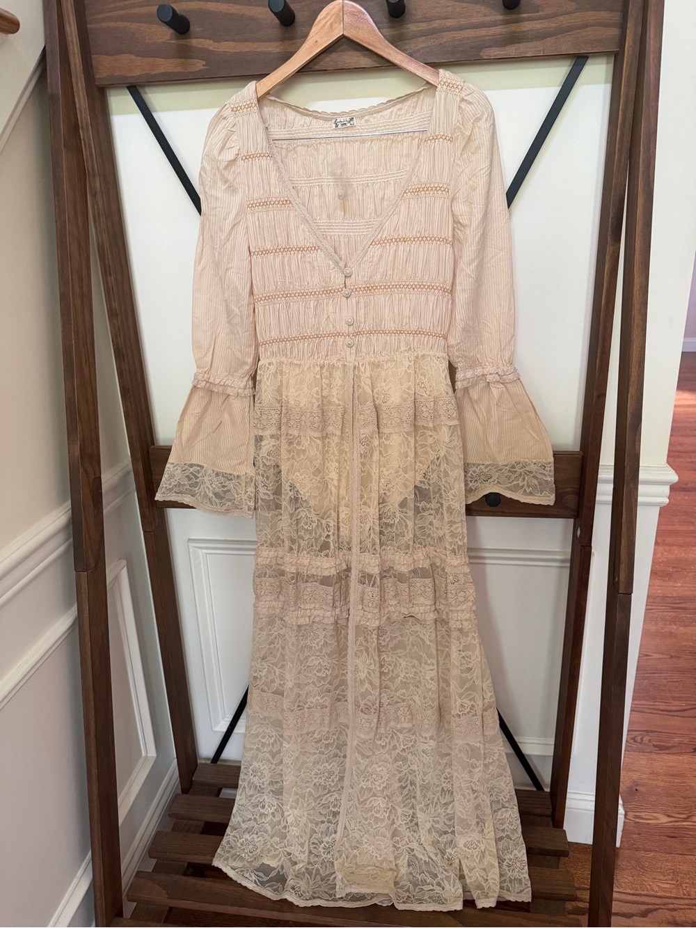 NWOT Free People Intimately Sweet Saloon Maxi Bodysuit - Picture 5 of 9